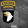 ABO060723080533-Army PNG 101st Airborne - Ranger Classic PNG For Sublimation Print.jpg