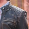 Men's Casual Signature Diamond Lambskin Leather Jacket-Vintage Black_9.jpg