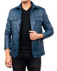 5-Button Men Lambskin Leather Blazer-Blue_2.jpg