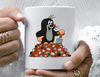 Little Mole11 oz Ceramic Mug, Coffee Mug, Tea Mug