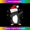 ZW-20240109-3095_Dabbing Penguin Santa Hat Xmas Pajama Funny Christmas Gift 0807.jpg