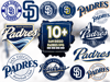 10 Files San Diego Padres Svg Bundle, Padres Logo Svg, Padres Vector.png
