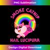 AZ-20240115-25967_Smoke Catnip Hail Lucipurr, Funny Satan Cat Unicorn Meme  2100.jpg