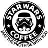 May The Froth Be With You Star Wars Starbucks Coffee Logo  White Claws SVG.jpg