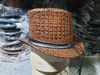 Crocodile Eye Band Tan Leather Top Hat (11).jpg