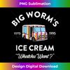 Big Worm's Ice Cream Whatchu Want Funny Tank Top - Bespoke Sublimation Digital File - Craft with Boldness and Assurance