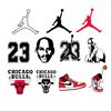 Chicago Bulls Jodan 23 Bundle Basketball Svg Digital File, Air Jodan Lovers Svg, Love Basketball.jpg