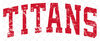 Red Titans Distressed Collegiate PNGJPG, Digital Download, Sublimation Mascot Design.jpg