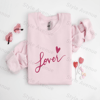 Embroidered Lover Sweater, Embroidered Lover Crewneck Sweatshirt Gift For Women.jpg