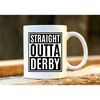 Derby Hip Hop Mug. Straight Outta Derby Coffee Cup. Funny Rapper Gift. UK Hip Hop Merchandise..jpg