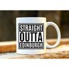 Edinburgh Hip Hop Mug. Straight Outta Edinburgh Coffee Cup. Funny Rapper Gift. UK Hip Hop Merchandise..jpg