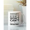 English Major Gift, Grammar Mug, Joke English Funny, Gift for English Teacher, Grammar Nerd Joke Cup, I'm Having Contrac.jpg