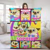 Personalized Chip And Potato Blanket, Chip And Potato Birthday Party Blanket,Chip And Potato Cartoon Blanket, Custom Blanket NFNM51 1.jpg