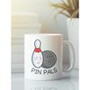 Bowling Mug, Bowler Gifts, Pin Pals Mug, Funny Bowling Coffee Mug, Bowling Pins Bowling Ball Mug, Cute Bowler Birthday P.jpg