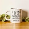 California Mug, Cali Mug, California Gifts, Long Distance Mug, San Francisco Mug, California State, Moving Away Gift, Go.jpg