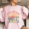 Retro Succa For Love Sweatshirt, Valentine Sweatshirt, Valentine's Day Shirt, Galentine's Day Gifts, Western Sweatshirt, Women's Sweatshirt.jpg