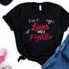 Lover and a Fighter Inspirational Saying Valentine Day Shirt for Women,Valentines Shirt,Funny Valentine Pretty Valentines Day Gift survivor 1.jpg