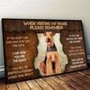 Airedale Terrier Please Remember When Visiting Our House Poster -  Dog Wall Art - Poster To Print - Housewarming Gifts.jpg