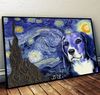 Beaglier Poster &amp Matte Canvas - Dog Wall Art Prints - Painting On Canvas.jpg