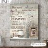 Because Someone We Love In Heaven Dog Vertical Canvas - Wall Art Canvas - Gift For Dog Lovers.jpg