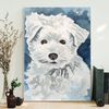 Dog Portrait Canvas - Bichon Frise Watercolor - Canvas Print - Canvas With Dogs On It - Dog Painting Posters - Furlidays.jpg