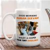 Personalized Cats Photo Mug, Good Morning Human Servant Your Tiny Overlord Cat Mug, Custom Cats Name Mug, Cat Owner Mug,.jpg