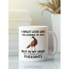 Pheasant Gifts, Pheasant Mug, I Might Look Like I'm Listening to You but in My Head I'm Thinking About Pheasants, Funny.jpg