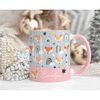 PINK FOX Personalised Name Mug, Personalised Mug, Custom Name Cup, Coffee Cup Gift For Her, Secret Santa Gift For Her, M.jpg