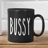 Rae Dunn Bussy Funny Parody Black Mug.jpg