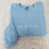 Dog Mama Sweatshirt, Hoodie Embroidered 2D Crewneck Sweatshirt Gift For Family.jpg