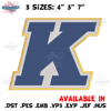 Kent State University logo embroidery design, NCAA embroidery,Sport embroidery,Logo sport embroidery,Embroidery design.jpg