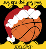 Basketball With Santa Hat Svg, Basketball Svg, Santa Hat Svg.jpg