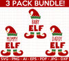 Christmas Elf Family Mini SVG Bundle, Elf Hats Svg, Family Shirts SVG, Christmas Shirts svg, Family, Christmas Designs SVG, Cut File Cricut.jpg