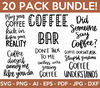Coffee SVG Bundle, Funny Coffee SVG, Coffee Quotes svg, Caffeine Queen, Coffee Lovers, Coffee Obsessed, Mug Svg, Coffee mug, Cut File Cricut.jpg
