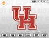 Houston Cougars Embroidery File, NCAA Teams Embroidery Designs, Machine Embroidery Design File.jpg