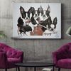 Dog Landscape Canvas - Boston Terrier - Dog Painting Posters - Dog Canvas Art - Dog Wall Art Canvas - Furlidays.jpg