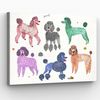 Dog Landscape Canvas - Poodles - Canvas Print - Dog Poster Printing - Dog Canvas Art - Furlidays.jpg
