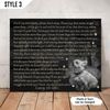 Personalized Poster &amp Canvas Don't Cry Sweet Mama Dog Poem Printable Horizontal Canvas - Dog Lovers Gifts for Him or Her.jpg