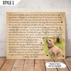 Personalized Poster &amp Canvas Don't Cry Sweet Mama Dog Poem Printable Horizontal Canvas - Gift For Dog Mom.jpg