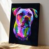 Pit bull Pop Art - Dog Pictures - Dog Canvas Poster - Dog Wall Art - Gifts For Dog Lovers - Furlidays.jpg