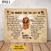 The Moment That You Left Me My Heart Was Split In Two Dog Personalized Horizontal Canvas - Wall Art Canvas - Dog Memorial Gift.jpg