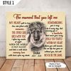 The Moment That You Left Me My Heart Was Split In Two Dog Personalized Horizontal Canvas - Wall Art Canvas - Gift For Dog Lovers.jpg