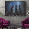 Cat Landscape Canvas - Wish Upon A Star - Canvas Print - Canvas With Cats On It - Cat Poster Printing - Cat Canvas Art - Furlidays.jpg