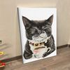 Cat Portrait Canvas - Purrfect Morning - Canvas Print - Cat Wall Art Canvas - Canvas With Cats On It - Cats Canvas Print - Furlidays.jpg