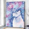 Cat Portrait Canvas - Snow Cat - Canvas Print - Cat Wall Art Canvas - Canvas With Cats On It - Cats Canvas Print - Furlidays.jpg