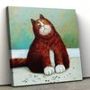 Cat Square Canvas - Canvas Print - Canvas With Cats On It - Cats Canvas Print - Cat Wall Art Canvas - Cute Cat - Furlidays.jpg
