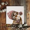 Cat Square Canvas - Cat Wall Art Canvas - Baby Cat With The Hat - Canvas Print - Cats Canvas Print - Furlidays.jpg