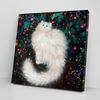 Cat Square Canvas - Twilight - Canvas Print - Cats Canvas Print - Canvas With Cats On It - Furlidays.jpg