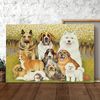 Dog Landscape Canvas - Dogs In May - Canvas Print - Dog Painting Posters - Dog Canvas Art - Dog Wall Art Canvas - Furlidays.jpg
