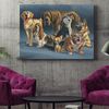 Dog Landscape Canvas - The Gang - Canvas Print - Dog Painting Posters - Dog Canvas Art - Dog Wall Art Canvas - Furlidays.jpg